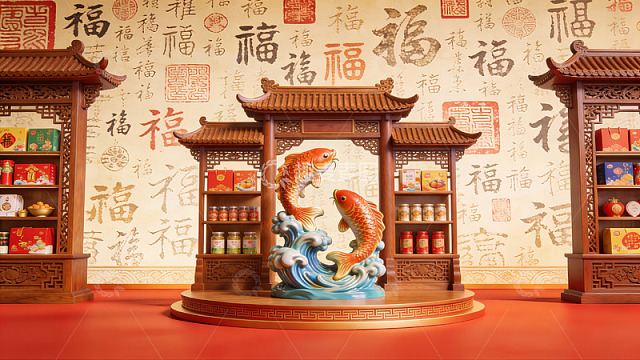 中式传统装饰场景展示