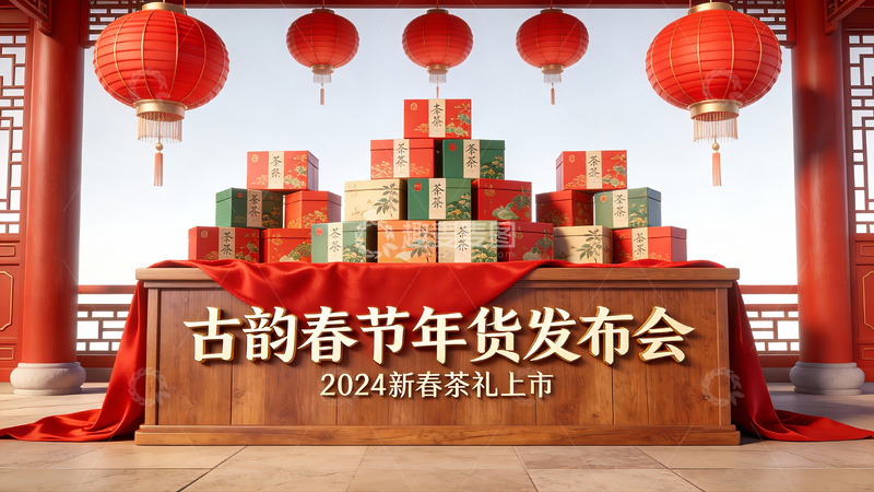高清大图下载【趣麦麦图】2024新春茶礼发布会