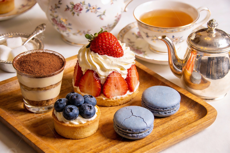 高清大图下载【趣麦麦图】精致下午茶甜点摆盘