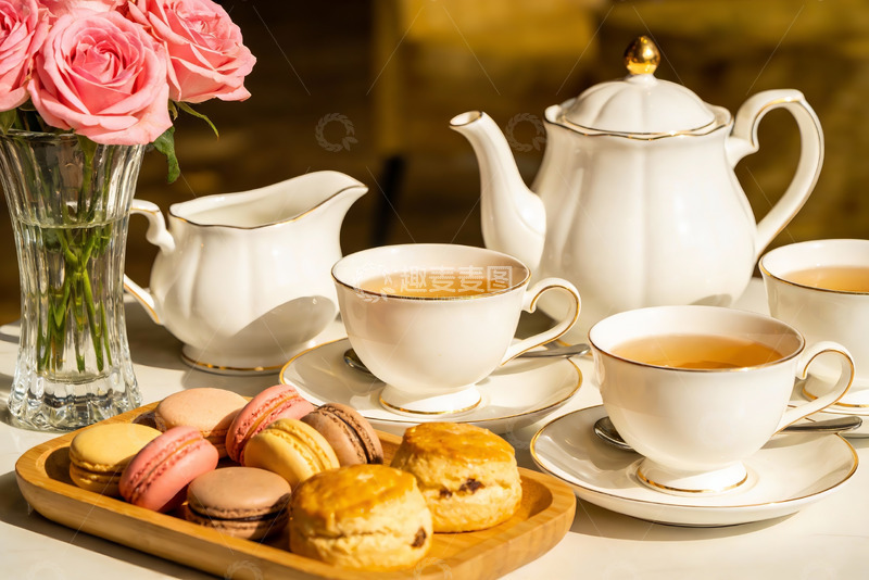高清大图下载【趣麦麦图】优雅下午茶时光