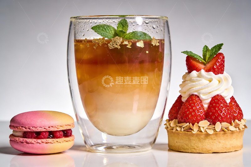 高清大图下载【趣麦麦图】饮品与甜点精美组合