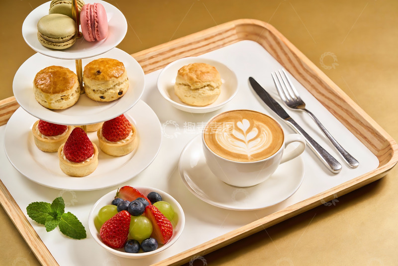高清大图下载【趣麦麦图】精致下午茶摆盘