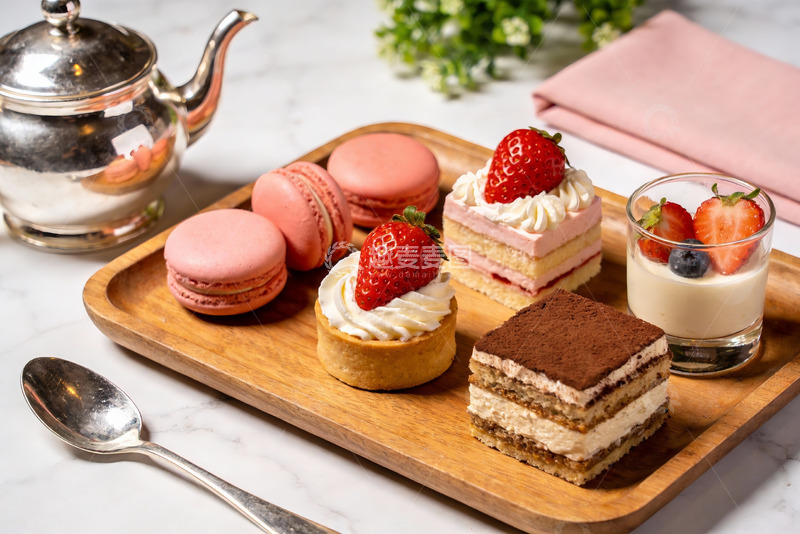 高清大图下载【趣麦麦图】精致下午茶甜点摆盘