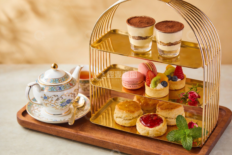 高清大图下载【趣麦麦图】精致下午茶摆盘