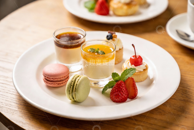 高清大图下载【趣麦麦图】精致甜点摆盘美食特写