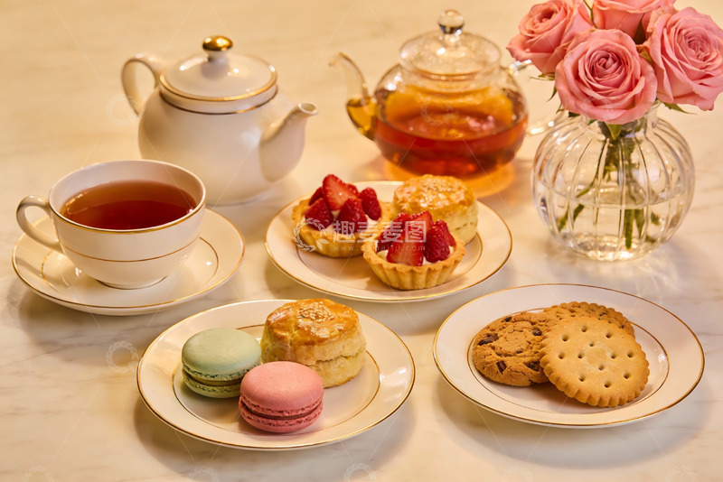 高清大图下载【趣麦麦图】精致下午茶摆盘