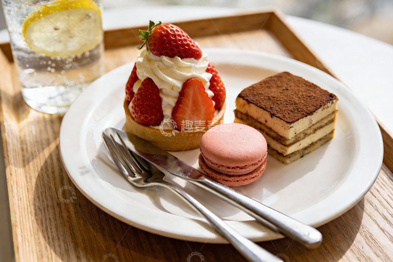 高清大图下载【趣麦麦图】精致甜点摆盘