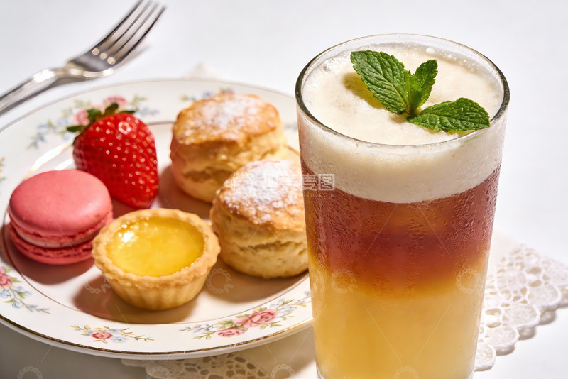 高清大图下载【趣麦麦图】饮品与甜点精美摆盘