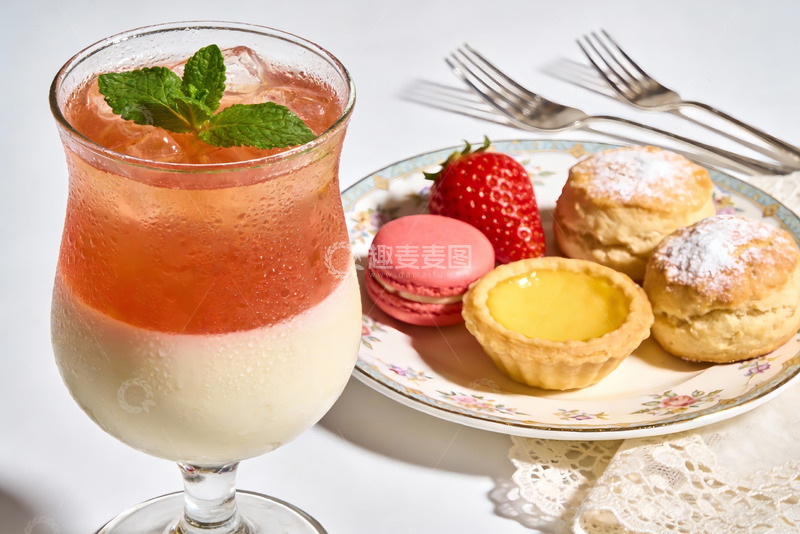 高清大图下载【趣麦麦图】饮品与甜点精美摆盘