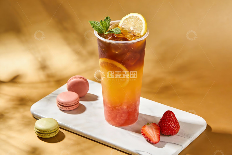 高清大图下载【趣麦麦图】饮品与甜点的精致摆盘