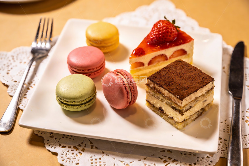 高清大图下载【趣麦麦图】精致甜点摆盘