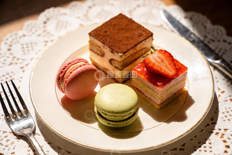 高清大图下载【趣麦麦图】精致甜点摆盘