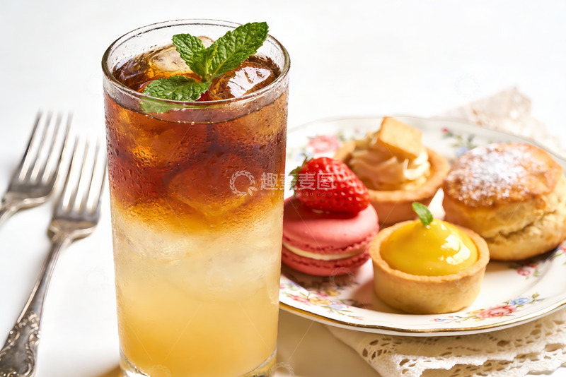 高清大图下载【趣麦麦图】冰饮甜点精美摆盘