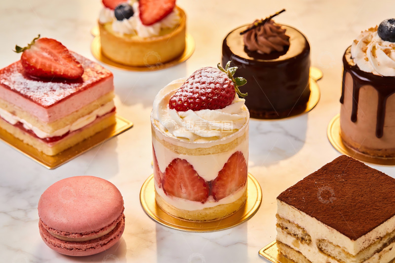 高清大图下载【趣麦麦图】精致甜点摆盘展示