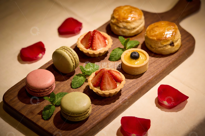 高清大图下载【趣麦麦图】精致甜点摆盘