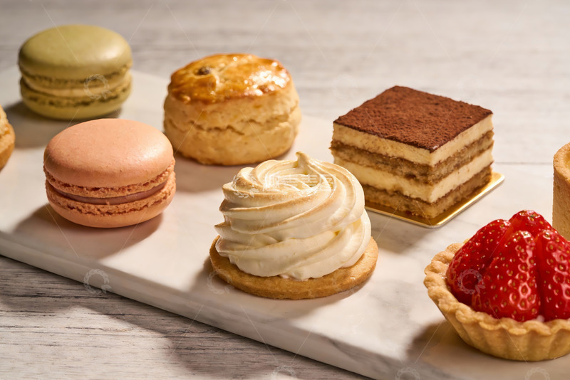 高清大图下载【趣麦麦图】精致甜点拼盘展示