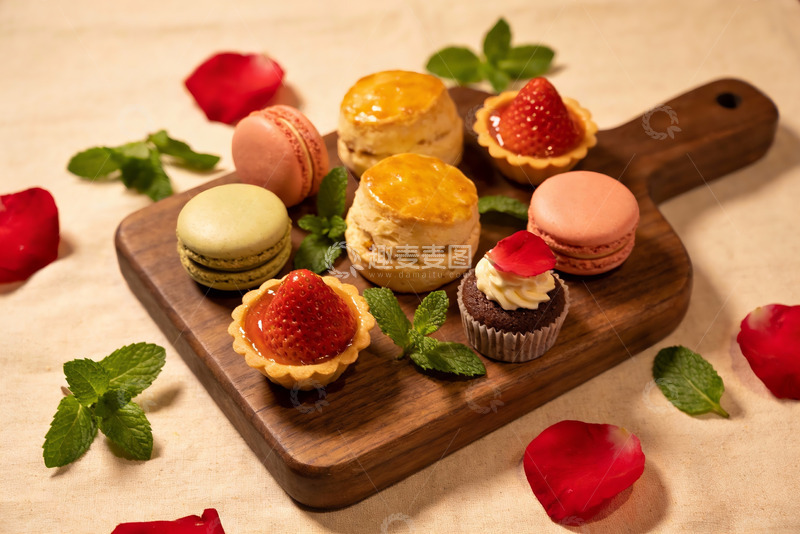 高清大图下载【趣麦麦图】精致甜点摆盘
