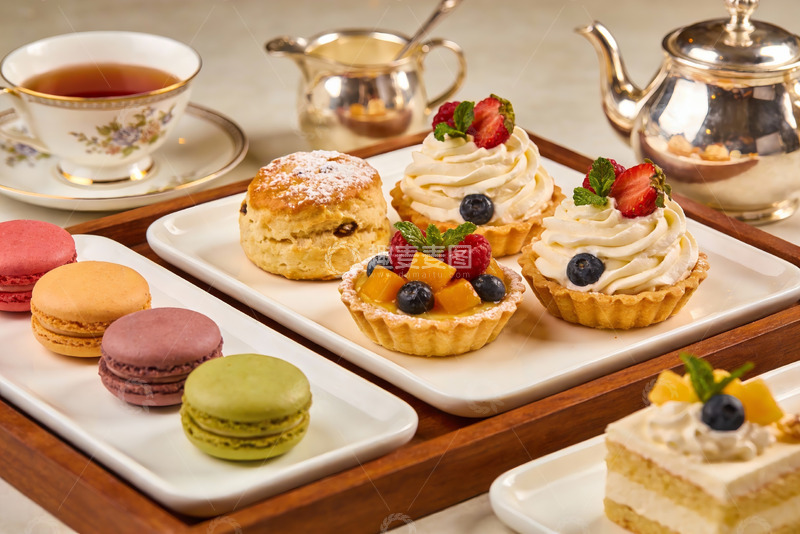高清大图下载【趣麦麦图】精致下午茶甜点摆盘