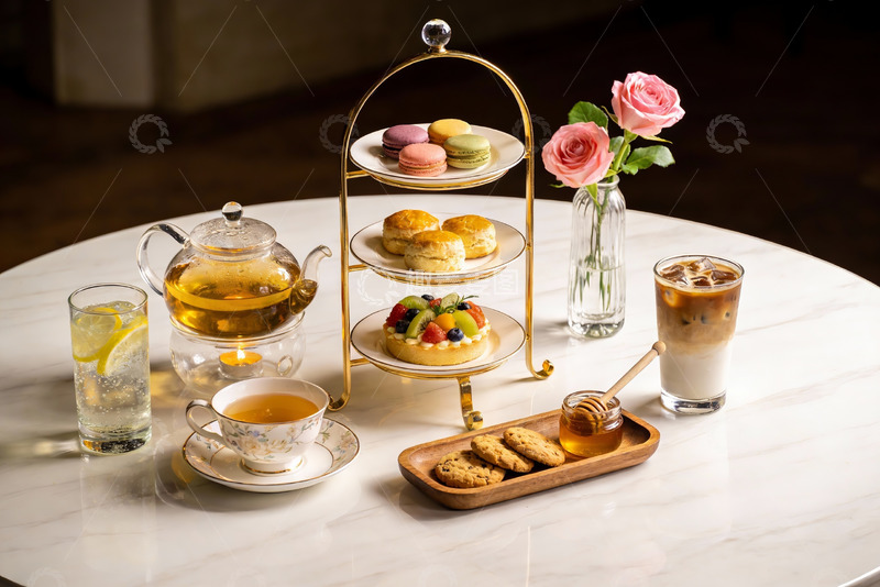 高清大图下载【趣麦麦图】精致下午茶摆盘