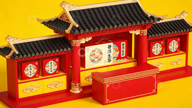 高清大图下载【趣麦麦图】传统中式建筑模型展示