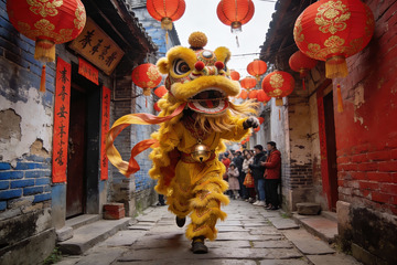 古巷舞狮迎新春