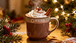 热巧克力圣诞装饰
