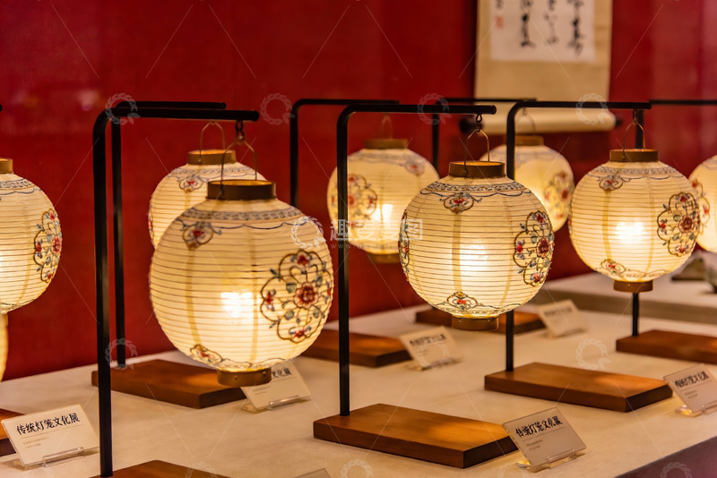 高清大图下载【趣麦麦图】传统灯笼展览精美灯饰