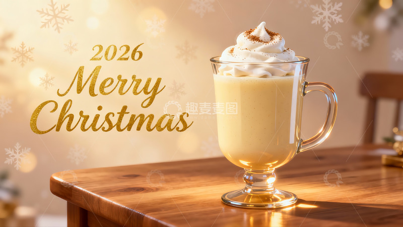 高清大图下载【趣麦麦图】圣诞饮品温暖节日氛围