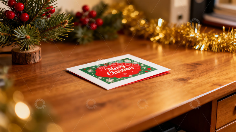 高清大图下载【趣麦麦图】圣诞贺卡与节日装饰摆件