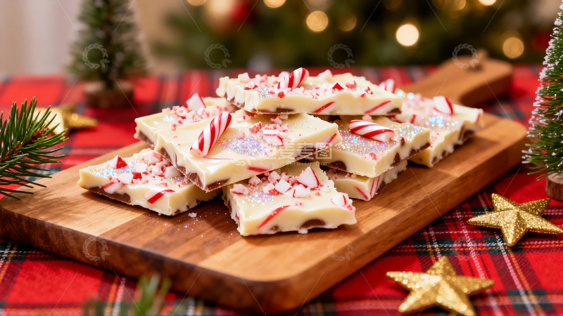 高清大图下载【趣麦麦图】圣诞糖果摆盘