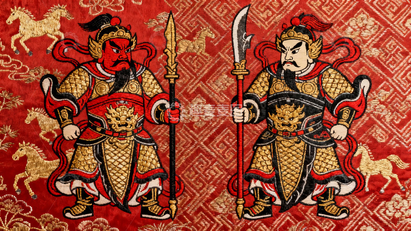 高清大图下载【趣麦麦图】中国传统门神画像
