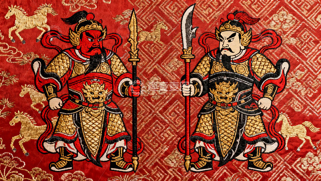 中国传统门神画像