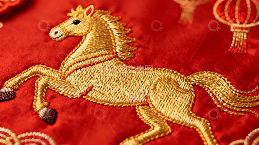 金色龙纹马蹄形摆件