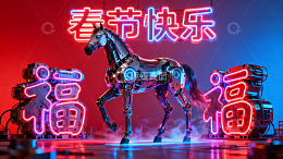 科技马灯迎新春