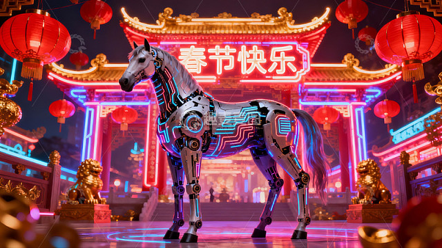 科技骏马迎新春