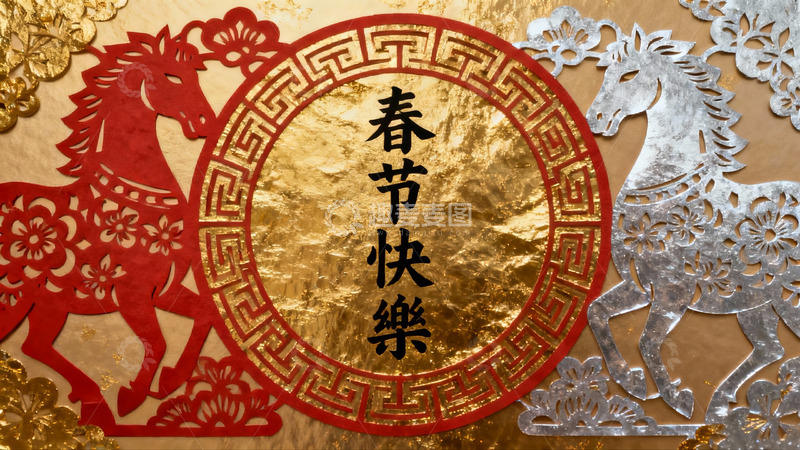 高清大图下载【趣麦麦图】春节剪纸艺术展示