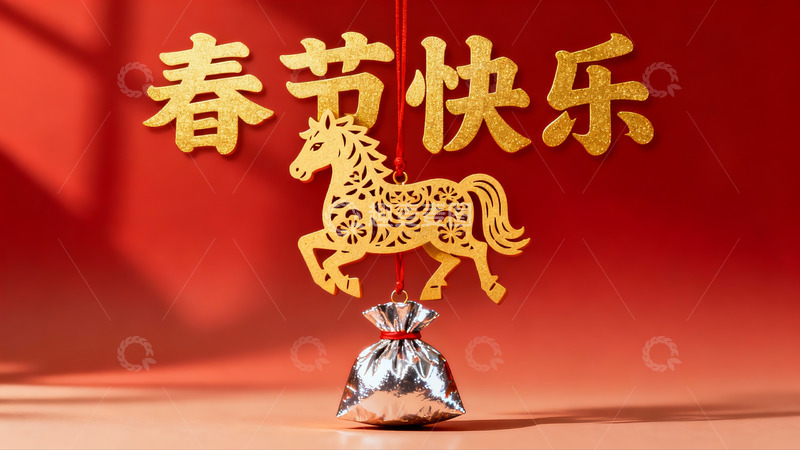 高清大图下载【趣麦麦图】春节装饰挂件喜庆图案