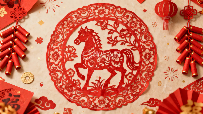 高清大图下载【趣麦麦图】春节剪纸艺术展示