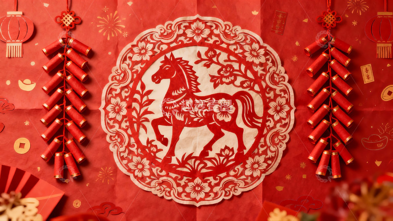 高清大图下载【趣麦麦图】春节剪纸艺术展示