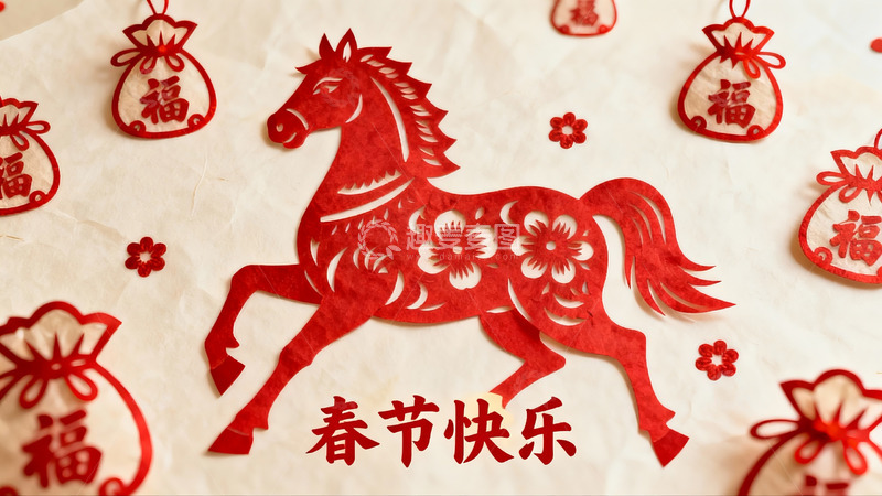 高清大图下载【趣麦麦图】春节剪纸艺术展示
