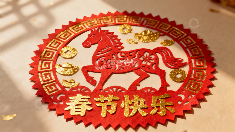 高清大图下载【趣麦麦图】春节剪纸艺术展示