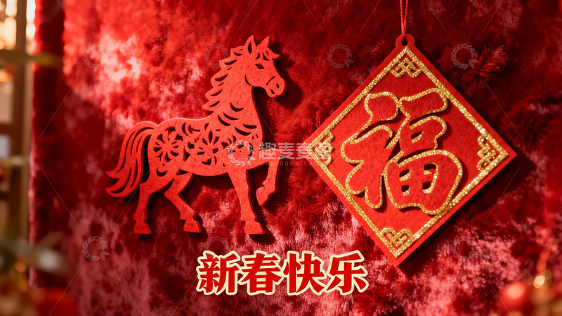 高清大图下载【趣麦麦图】春节装饰挂件展示