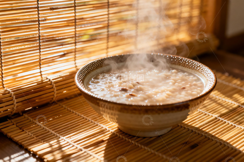 高清大图下载【趣麦麦图】热气腾腾的粥品特写