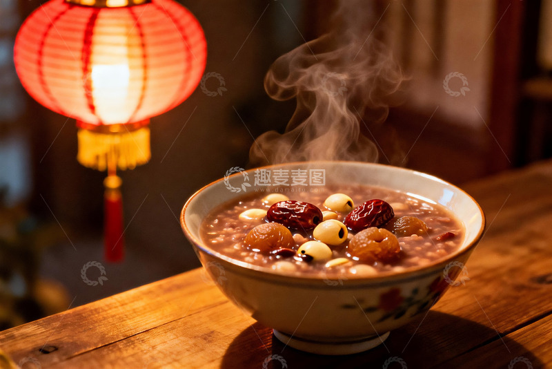 高清大图下载【趣麦麦图】热气腾腾的中式甜品