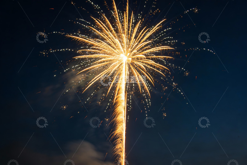 高清大图下载【趣麦麦图】夜空烟花绽放绚丽瞬间