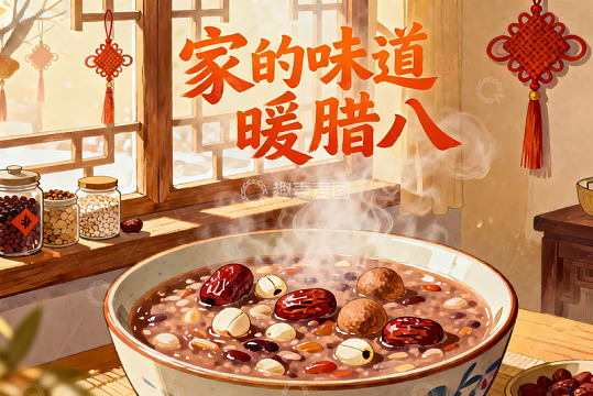 热腾腾腊八粥家的味道