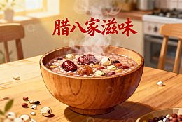 热气腾腾的腊八粥