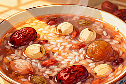 一碗热气腾腾的养生粥