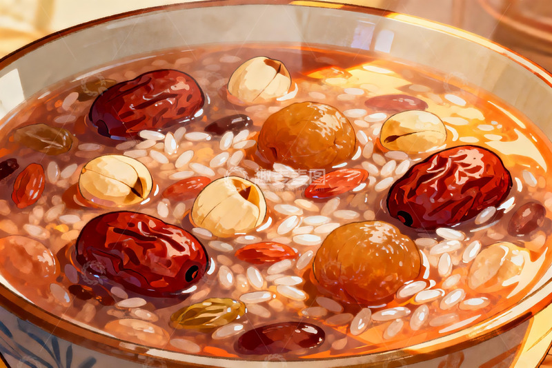 高清大图下载【趣麦麦图】一碗养生粥品