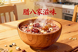 热气腾腾的腊八粥